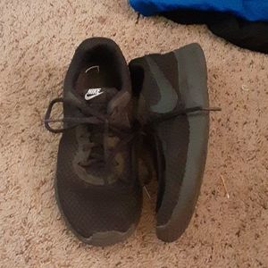 Black Nike sneakers